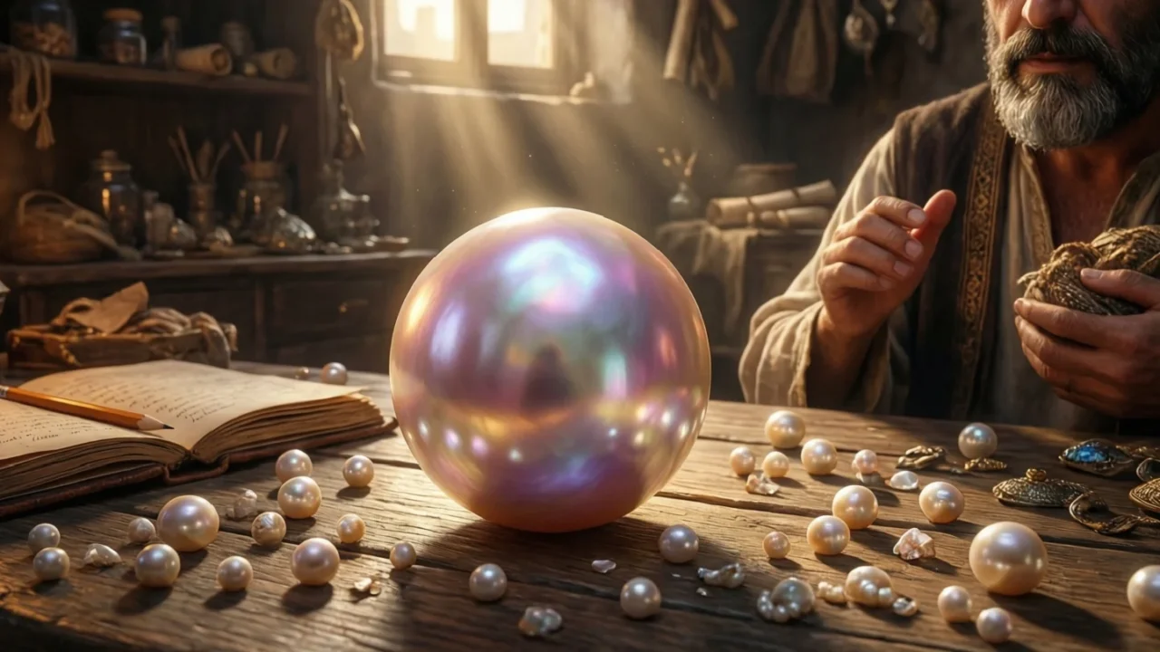 Nothing compares. A merchant and precious pearl